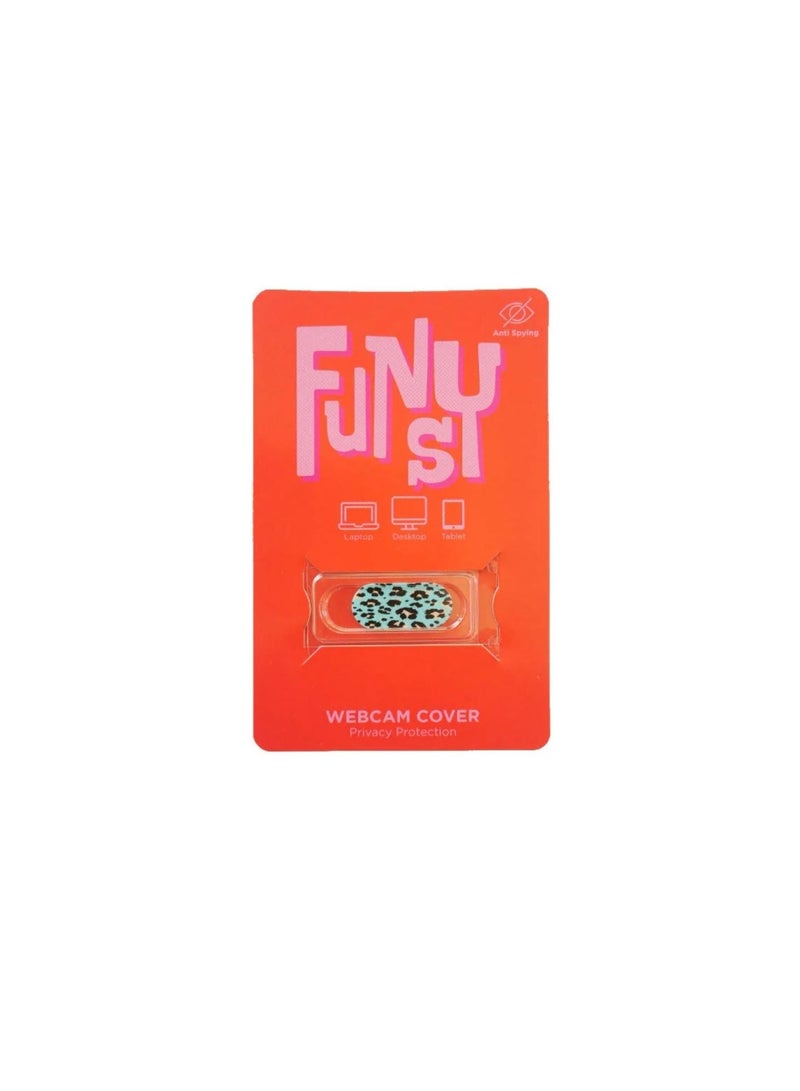 Funsy غطاء كاميرا اللابتوب | نمط الفهد - Image 3